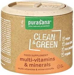 MULTIWITAMINY I MINERAŁY W TABLETKACH BIO 36 g (60 szt.) - PURASANA