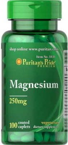 Magnez 250mg Magnesium 100 kapsułek Puritan's Pride