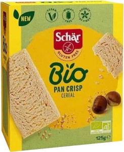 Pan crisp cereal chrupkie pieczywo wieloziarniste bezglutenowe BIO 125 g Schar