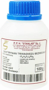 Dicytrynian trimagnezu bezwodny CZDA 100g STANLAB