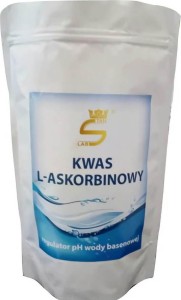 Kwas L-askorbinowy witamina C do basenu Regulator pH wody basenowej 1000g STANLAB