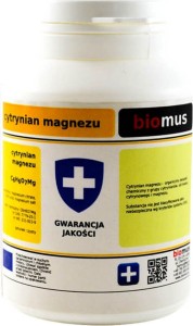 Cytrynian magnezu 100g BIOMUS