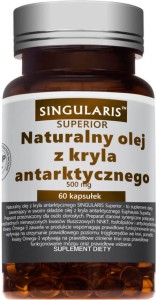 Naturalny olej z kryla antarktycznego 500 mg 60 kapsułek Singularis