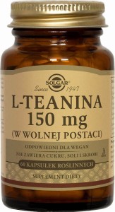 L-Teanina w wolnej postaci 150mg 60 kapsułek Solgar