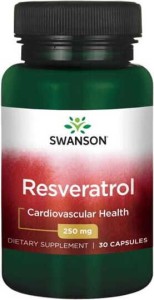 Resweratrol korzeń rdest japoński 250mg Resveratrol 30 kapsułek SWANSON