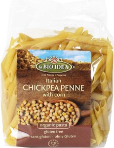 Makaron (z ciecierzycy i kukurydzy) penne bezglutenowy BIO 250 g - LA BIO IDEA