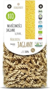 MAKARON (JAGLANY) ŚWIDEREK FUSILLI BIO 250 g - FABIJAŃSCY