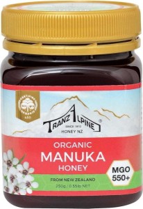 MIÓD MANUKA MGO 550+ BIO 250 g - TRANZALPINE