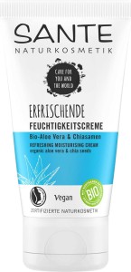 Krem do twarzy nawilżający aloes i nasiona chia Eco 50 ml - Sante