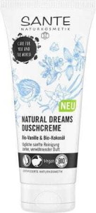 Krem pod prysznic Natural Dreams wanilia i olejek kokosowy ECO 200 ml - Sante