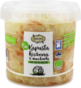 KAPUSTA KISZONA Z MARCHEWKĄ BIO 900 g (WIADERKO) - SĄTYRZ