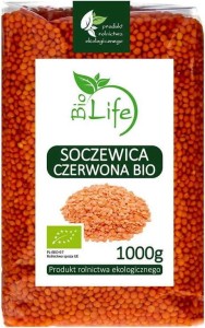 Soczewica czerwona 1kg EKO Bio Life