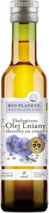 Olej lniany virgin nierafinowany BIO 250 ml - Bio Planete
