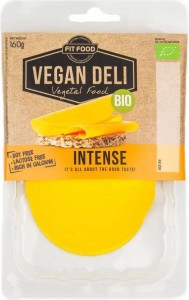 Wegańska alternatywa sera cheddar w plastrach BIO 160 g Vegan Deli