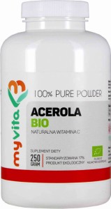 Acerola BIO naturalna witamina C proszek 250g MyVita