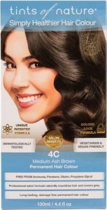 FARBA DO WŁOSÓW ŚREDNI POPIELATY BRĄZ ECO 130 ML - TINTS OF NATURE