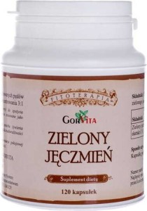 Zielony jęczmień młody jęczmień 220mg 120 kapsułek GorVita