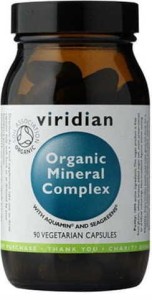 Organiczne minerały Organic mineral complex 90 kapsułek Viridian