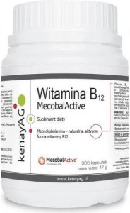 Witamina B12 MecobalActice Metylokobalamina 500mcg 300 kapsułek kenayAG