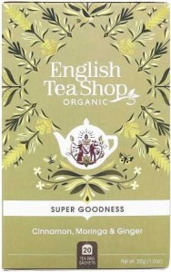 Herbatka ziołowa z cynamonem, moringą i imbirem (20x1,75) BIO 35 g English Tea Shop Organic