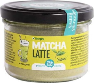 NAPÓJ W PROSZKU Z ZIELONĄ HERBATĄ MATCHA LATTE BIO 120 g - TERRASANA