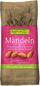 MIGDAŁY PRAŻONE SOLONE BIO 60 g - RAPUNZEL