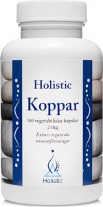 Miedź Koppar 2mg 100 kapsułek Holistic
