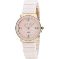 Zegarek damski Anne Klein Diamond-Accented