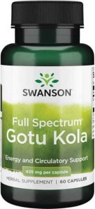 Gotu Kola cola 435mg 60 kapsułek SWANSON