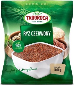 Ryż czerwony 1000g Targroch