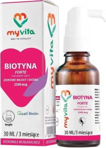 Biotyna Forte 2500mcg krople 30ml MyVita