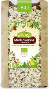MUSLI OWSIANE Z OWOCAMI BIO 700 g - BIO RAJ