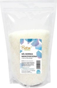 SÓL MORSKA NIEOCZYSZCZONA (KĄPIELOWA) 1 kg - BATOM