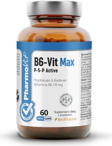 WITAMINA B6 60 KAPSUŁEK 18,01 g - PHARMOVIT (CLEAN LABEL)