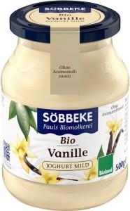 JOGURT WANILIOWY 3,8% BIO 500 g (SŁOIK) - SOBBEKE