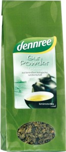 HERBATA ZIELONA GUNPOWDER LIŚCIASTA BIO 100 g - DENNREE