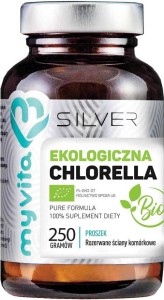 Chlorella BIO proszek 250g MyVita Silver Pure