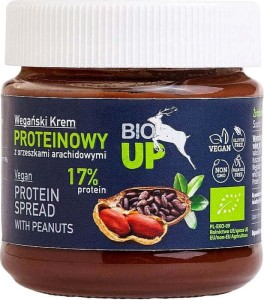 KREM ARACHIDOWY Z PROTEINAMI BEZGLUTENOWY BIO 190 g - ME GUSTO (BIO UP)