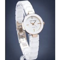 Zegarek damski Anne Klein White Ceramic Diamond