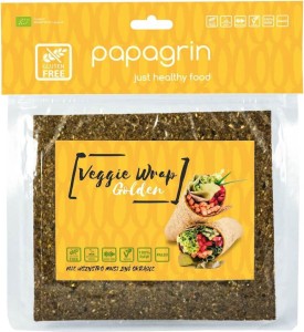 TORTILLA WRAPS WARZYWNA ZŁOTA BEZGLUTENOWA BIO 100 g - PAPAGRIN