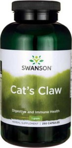 Vilcacora koci pazur (Cat's claw) 500mg 250 kapsułek SWANSON
