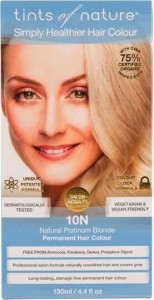 FARBA DO WŁOSÓW NATURALNY PLATYNOWY BLOND ECO 130 ML - TINTS OF NATURE