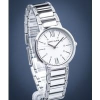 Zegarek damski Anne Klein Silver-Tone Crystal Accented