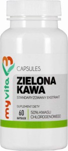 Zielona kawa 1000mg 60 kapsułek MyVita