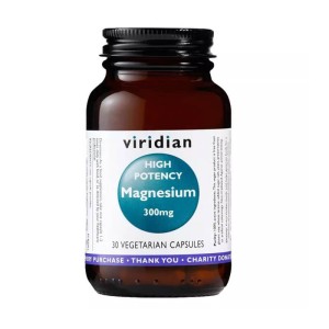 Magnez łatwo przyswajalny High potency magnesium 300mg 30 kapsułek Viridian