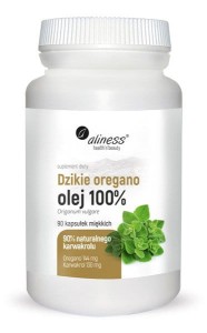DZIKIE OREGANO OLEJ 100%, 90 KAPSUŁEK ALINESS - Suplement Diety
