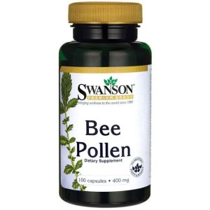 Pyłek pszczeli Bee Pollen 400mg 100 kapsułek SWANSON