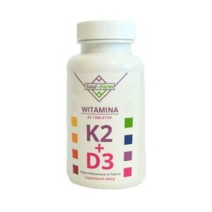 WITAMINA K2mk7+D3 60 TABLETEK - SOUL FARM
