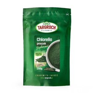 Chlorella sproszkowana rozerwane ściany komórkowe proszek 250g Targroch