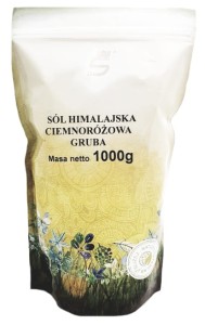 Sól himalajska ciemnoróżowa gruba 1000g Stanlab